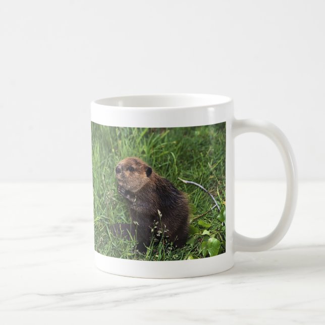 Cute Little Beaver Coffee Mug (Right)