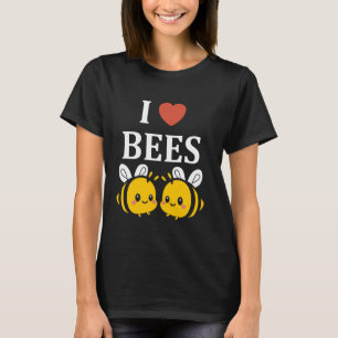 Cute Little Bee Funny simple i love bees T-Shirt