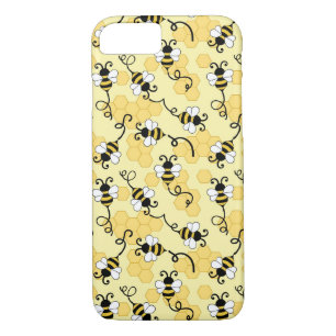 Cute little bees pattern iPhone 8/7 case