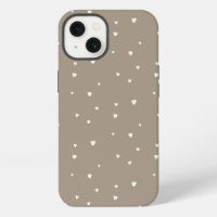 Cute Little Beige / Khaki Hearts