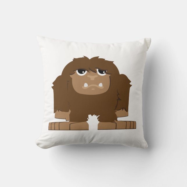 Cute little Bigfoot Cushion (Front)