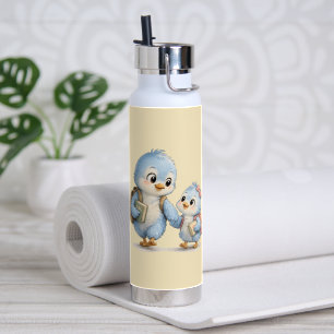 Cute Little Bird Brother Stainless Water Bottle