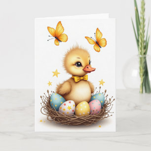 Cute Little Bird Nestling Card