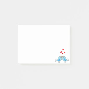 Cute little blue birds Things To Do Post-it Notes