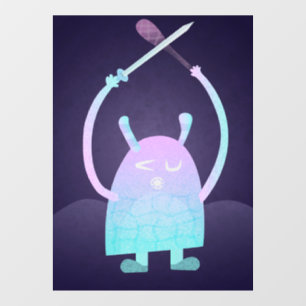 Cute Little Blue Monster