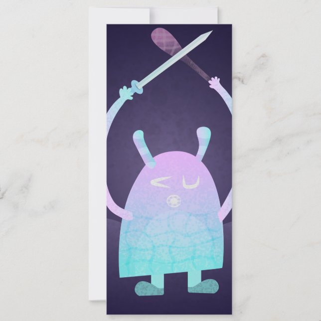 Cute Little Blue Monster (Front)