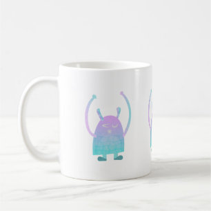 Cute Little Blue Monster Coffee Mug