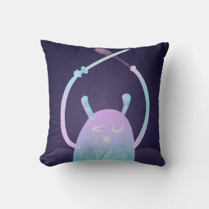 Cute Little Blue Monster Cushion