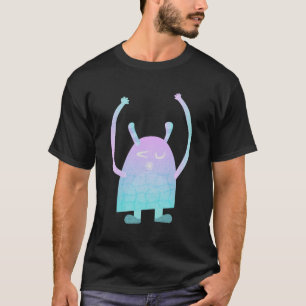 Cute Little Blue Monster T-Shirt