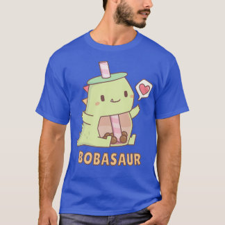 Cute Little Bobasaur Boba Dinosaur T-Shirt