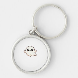 Cute Little Boo Basic Clean Key Ring
