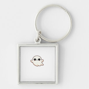 Cute Little Boo Basic Clean Key Ring