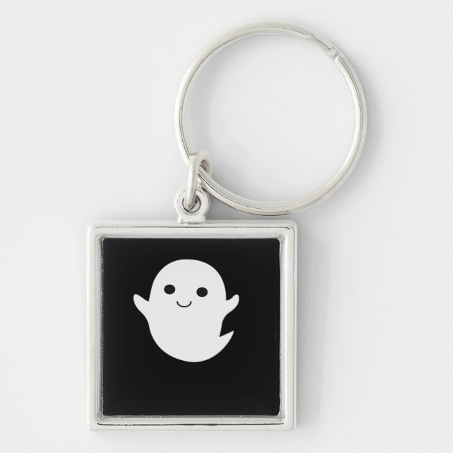 Cute Little Boo Fitted Key Ring (Front)