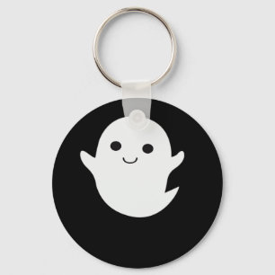 Cute Little Boo Fitted Key Ring