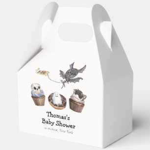 Cute Little Boo Halloween cupcake Baby Shower Favour Box