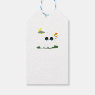 Cute Little Boostie Fall Scene Vintage Classic Gift Tags