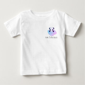 Cute Little Boss – Kawaii Panda in a Cup Sticker  Baby T-Shirt