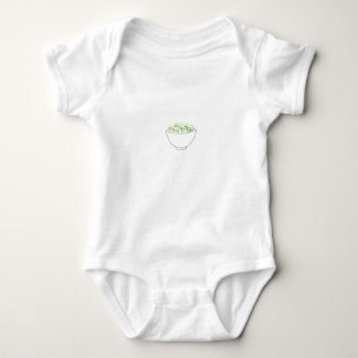 Cute Little Bowl of Edamame Baby  Baby Bodysuit