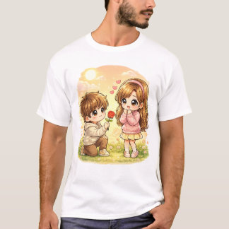 Cute Little Boy and Girl – Adorable Kids Design ❤️ T-Shirt