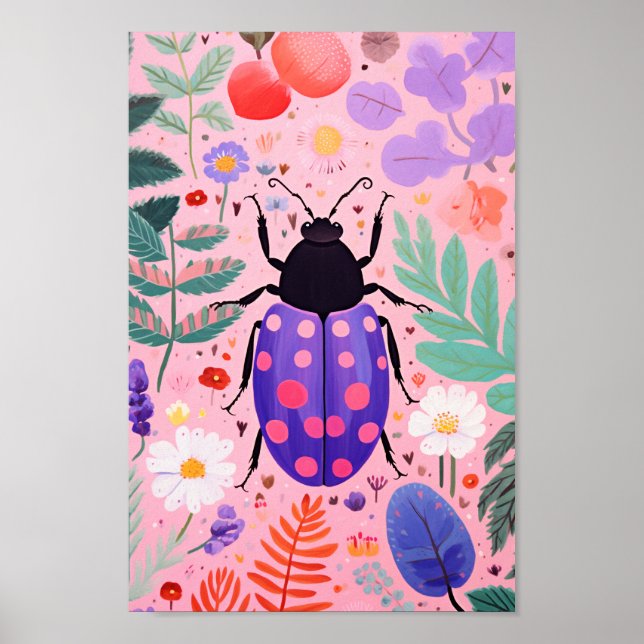 Cute Little Bug Poster (Front)