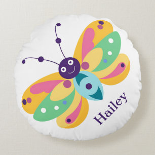 Cute little bug round cushion