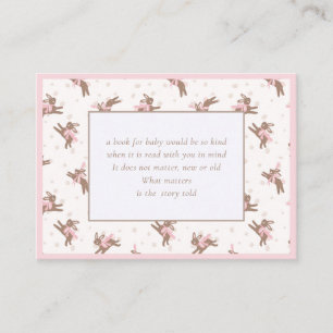 Cute Little Bunny Books for Baby Enclosure Card