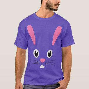 Cute Little Bunny Face Funny Easter Day Gift Men W T-Shirt