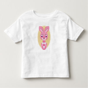 Cute little bunny girl cartoon  toddler T-Shirt