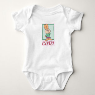 Cute Little Bunny Rabbit! Baby Bodysuit