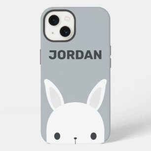 Cute Little Bunny Rabbit with Personalised Name iPhone 13 Case