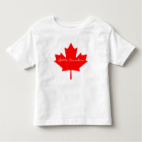 Cute Little Canadian red maple leaf Canada  Toddle