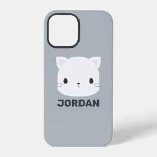 Cute Little Cat with Personalised Name iPhone 12 Pro Case