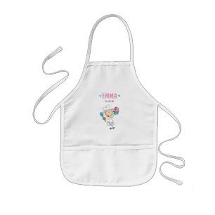 Cute Little Chef Baker Girl Apron