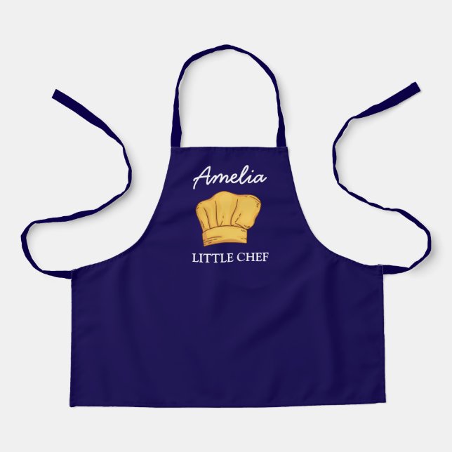 Cute Little Chef Personalised Apron (Front)