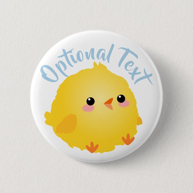 Cute Little Chick  6 Cm Round Badge (Front)