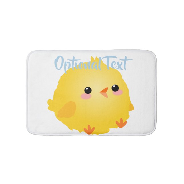 Cute Little Chick  Bath Mat (Front)