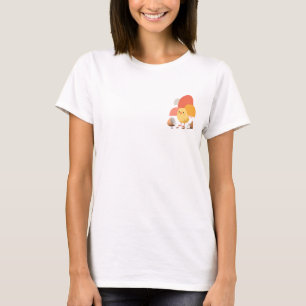 Cute Little Chick Hatching from Egg Shell T-Shirt