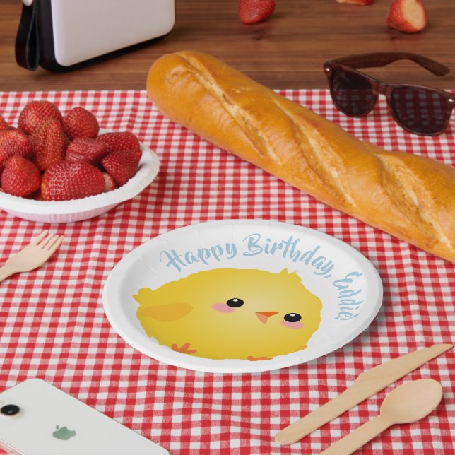Cute Little Chick  Paper Plate (Picnic)