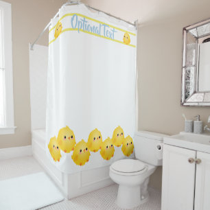 Cute Little Chick Shower Curtain