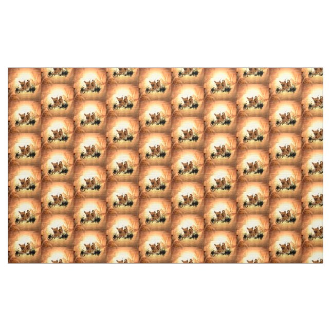 Cute little chihuahua fabric (Yard)