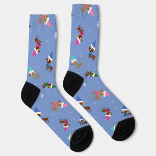 Cute Little Christmas Deer Socks