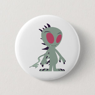 Cute little Chupacabra 6 Cm Round Badge
