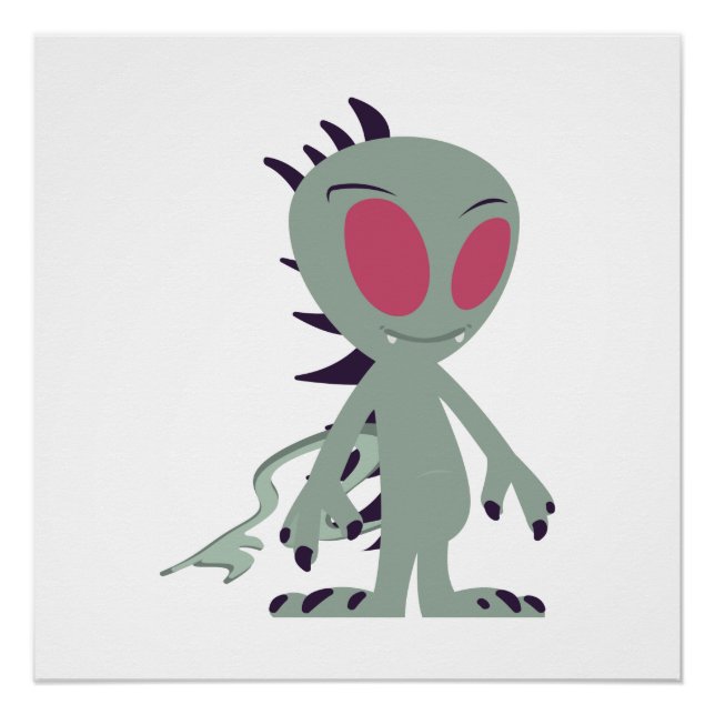 Cute little Chupacabra Poster (Front)