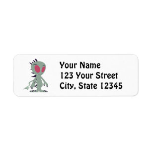 Cute little Chupacabra Return Address Label