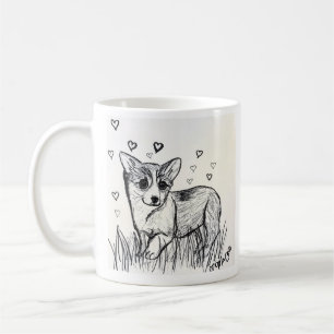 Cute Little Corgi Puppy Coffee Mug