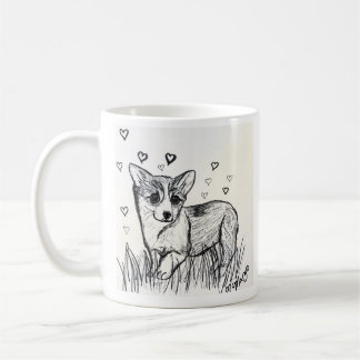Cute Little Corgi Puppy Coffee Mug
