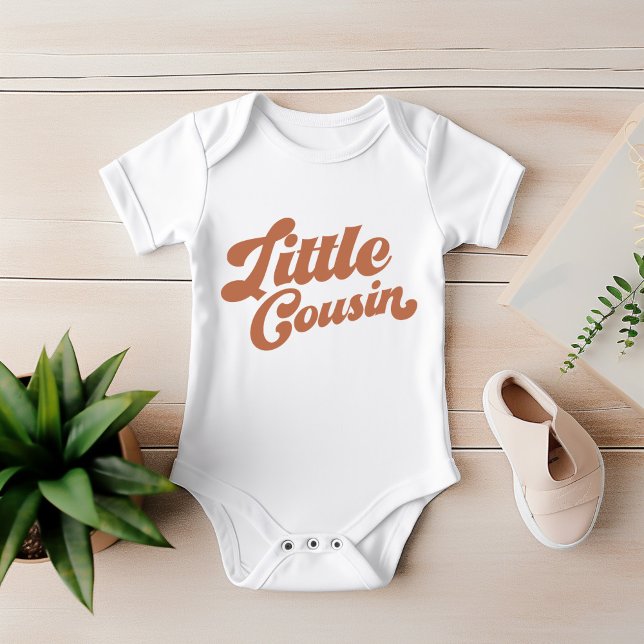 Cute Little Cousin | Brown Matching Family Baby Bodysuit (Creator Uploaded)