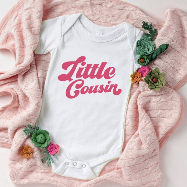 Cute Little Cousin | Pink Matching Family Baby Bodysuit (Creator Uploaded)