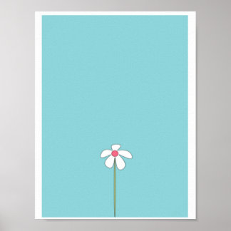 Cute little daisy poster