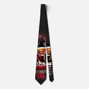 Cute little dark elves tie